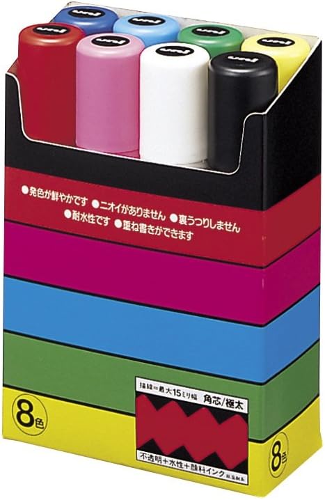 Uni Posca 17K 8 Colores
