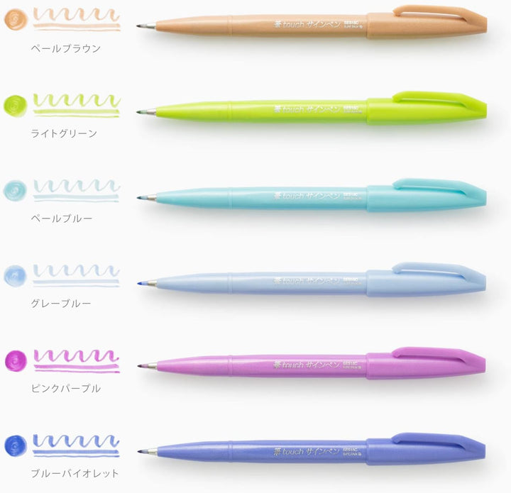 Pentel Touch 6 Colores