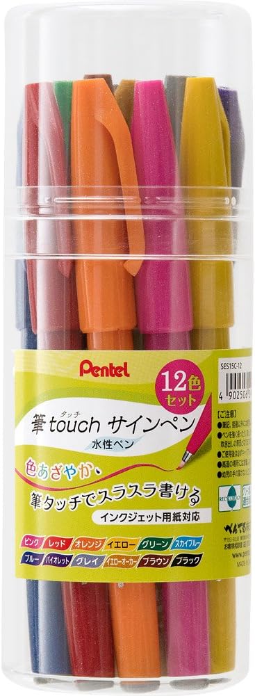 Pentel Touch Set 12 Colores
