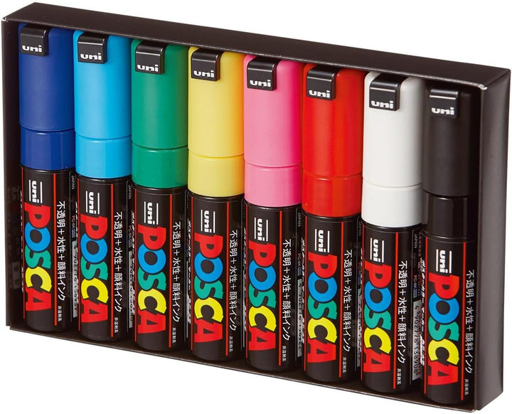 Uni Posca 8K 8 colores