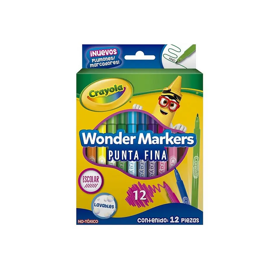 Crayola Wonder Markers - Punta fina