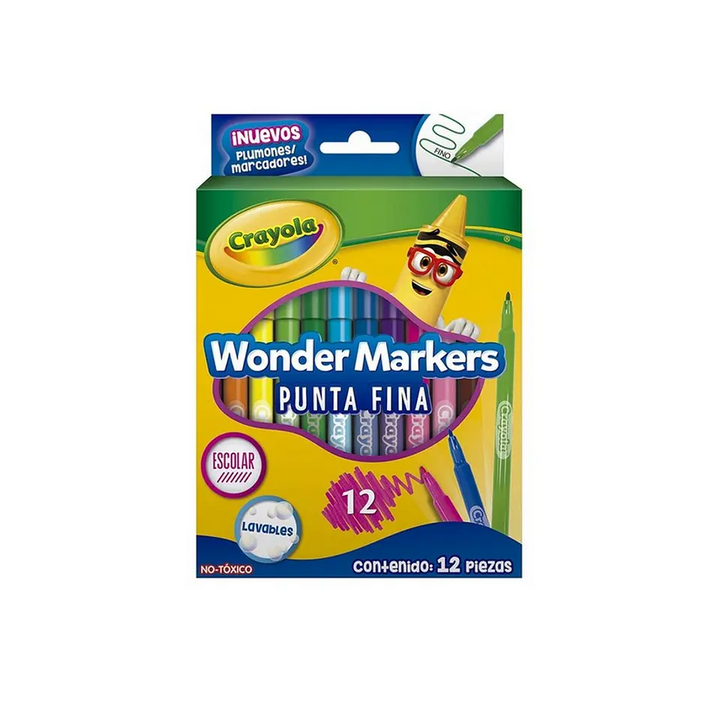 Crayola Wonder Markers - Punta fina