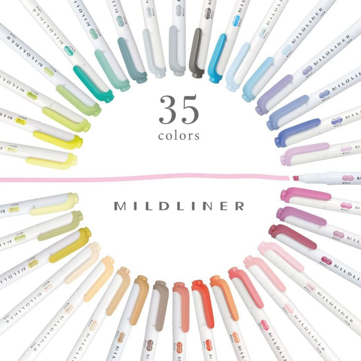 Zebra Mildliners - Destacadores 5 Colores