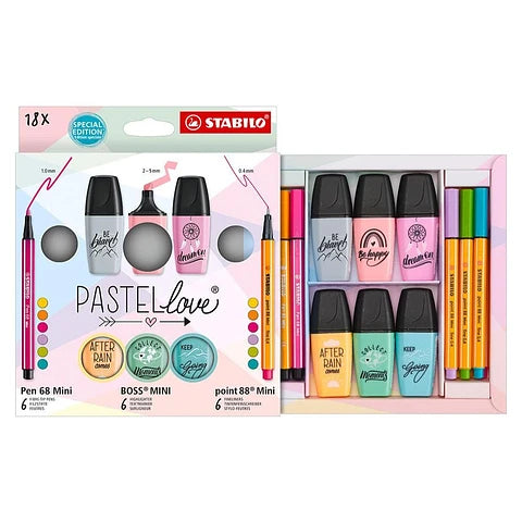 Stabilo 18 Set Pastel Mini