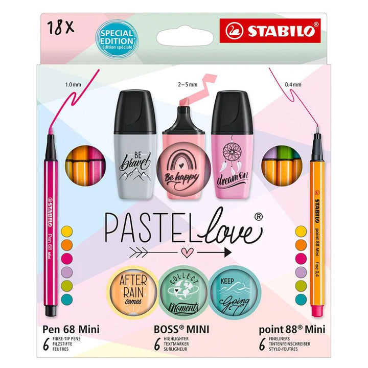 Stabilo 18 Set Pastel Mini