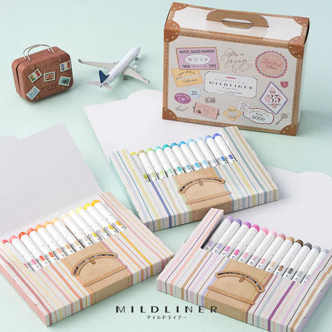 Zebra Maleta Mildliner 35 Colores – Edición Limitada