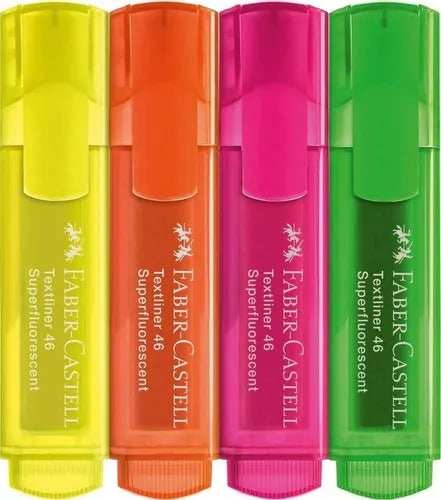 Faber-Castell 4 Destacadores