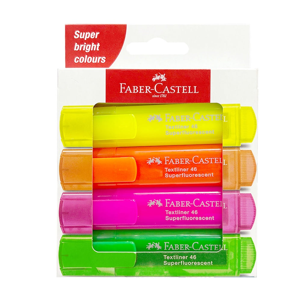 Faber-Castell 4 Destacadores