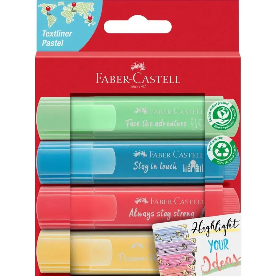 Faber-Castell 4 Destacadores