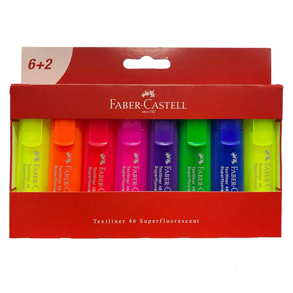 Faber-Castell 8 Destacadores SuperFluor
