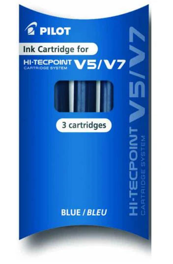 Pilot 3 Recargas Hi-tecpoint V5-V7 - V5 / Azul
