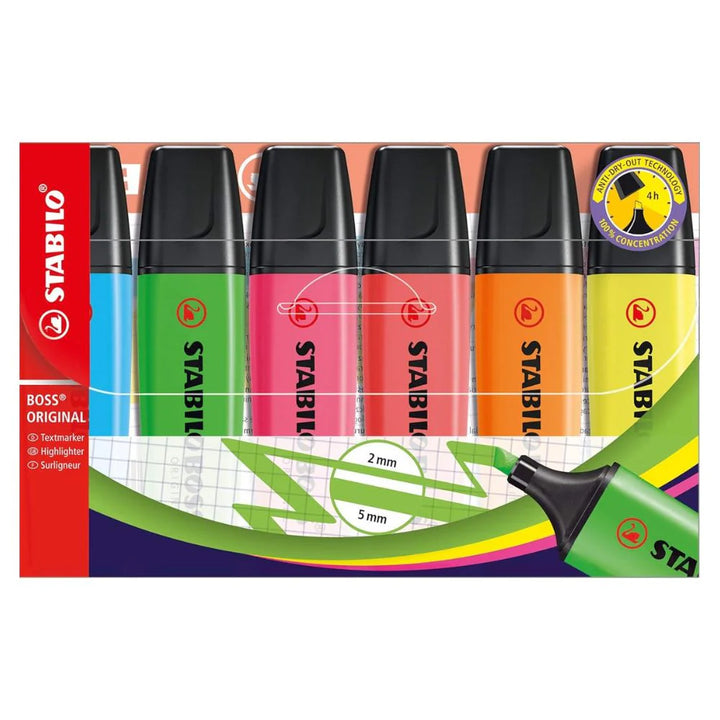 Stabilo Boss 6 Destacadores Neon