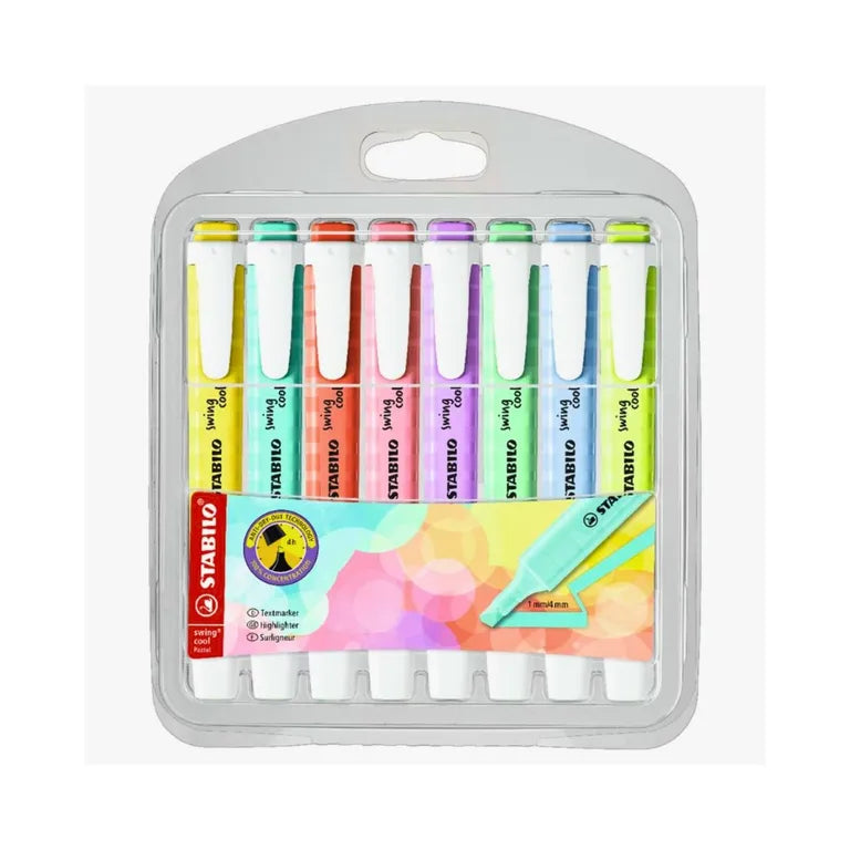 Stabilo 8 Destacadores Swing Cool