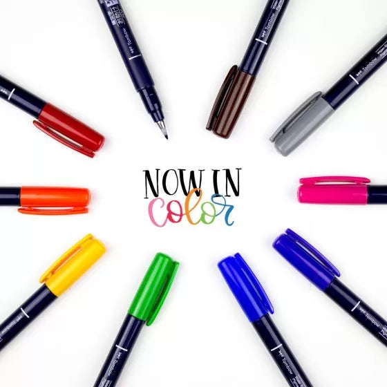 Tombow Fudenosuke 10 Colores