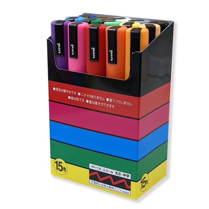 Uni Posca 5M 15 Colores