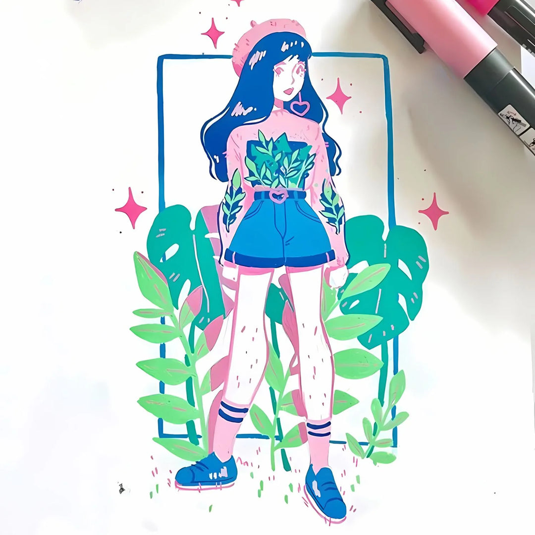 Uni Posca 5M 7 Colores Pastel