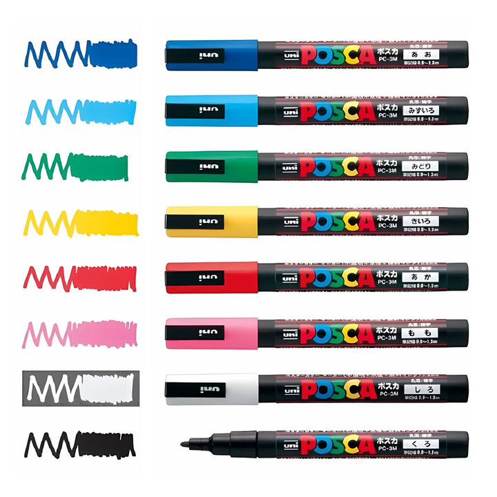 Uni Posca 3M 8 Colores