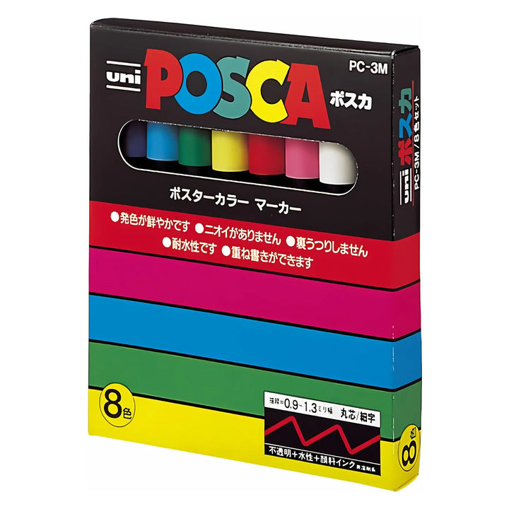 Uni Posca 3M 8 Colores